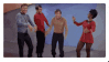 Enterprise crew goofin around
